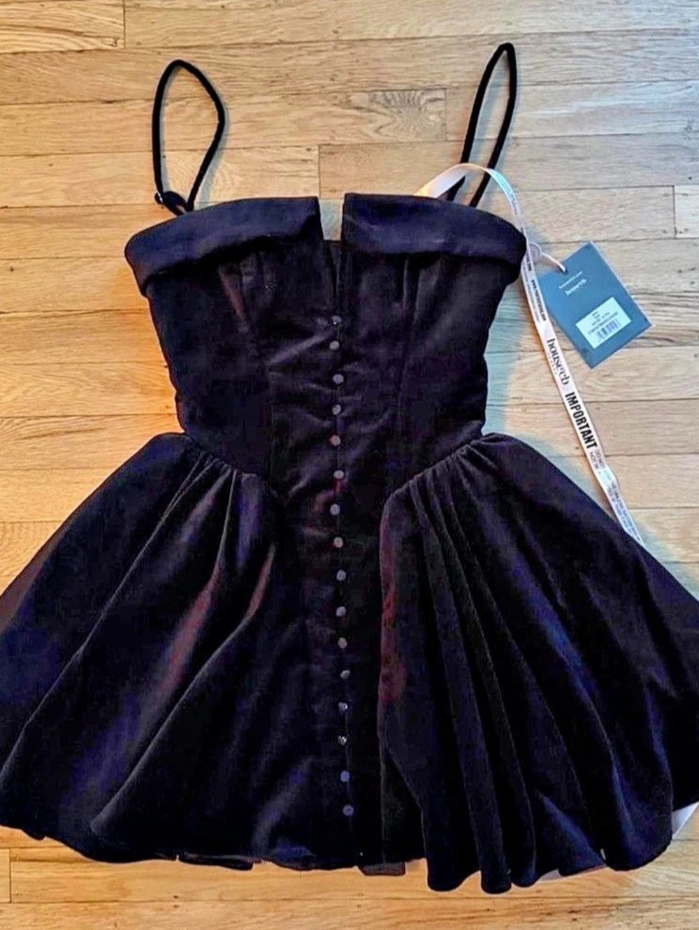 House of CB Selina Black Mini dress